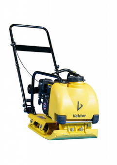 Виброплита бензиновая Vektor VPG-80A (80кг; 200мм, Loncin -4 кВт)