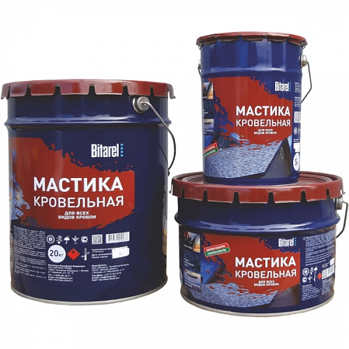 Мастика кровельная МК Bitarel 10 кг