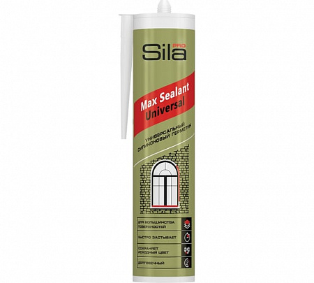 Герметик силиконовый нейтральный, бесцветный Sila PRO Max Sealant, Neutral Silicone, 280 мл.